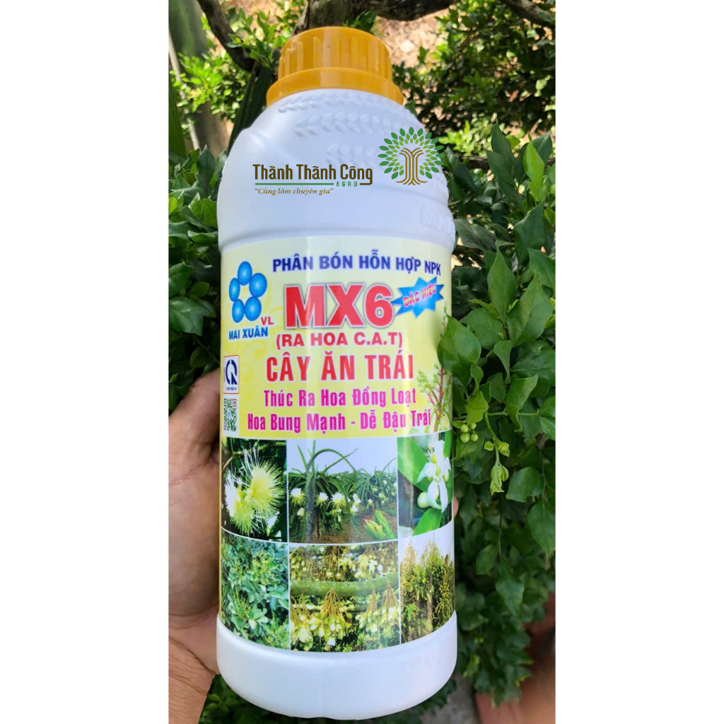 MX6 chai 1lít-Chuyên dùng cho cây ăn trái