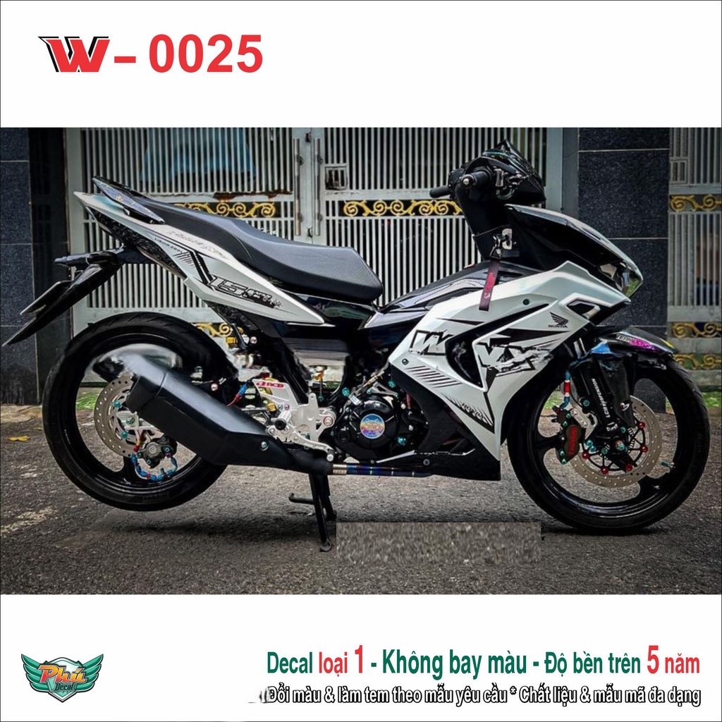 Tem rời Winner X Trắng đen 2022