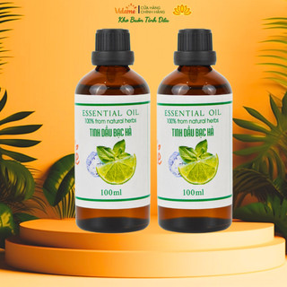 Tinh Dầu Bạc Hà Vidame Combo 2 chai 100ml - Hàng Chính Hãng, Xông Thơm Phòng, Khử Mùi Hiệu Quả
