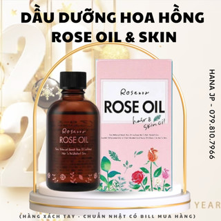 Dầu dưỡng Oragnic cho tóc & body Botanical Rose Oil Nhật Bản