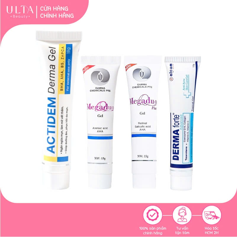 Gel Giảm Mụn Mờ Thâm Mụn Actidem Derma (18, 40g)