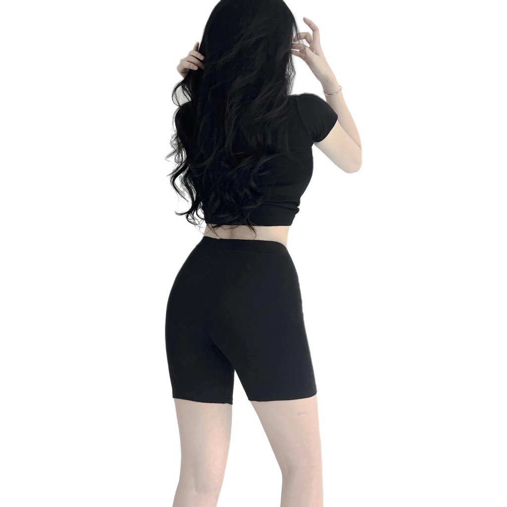 combo 3 quần leging đùi nữ