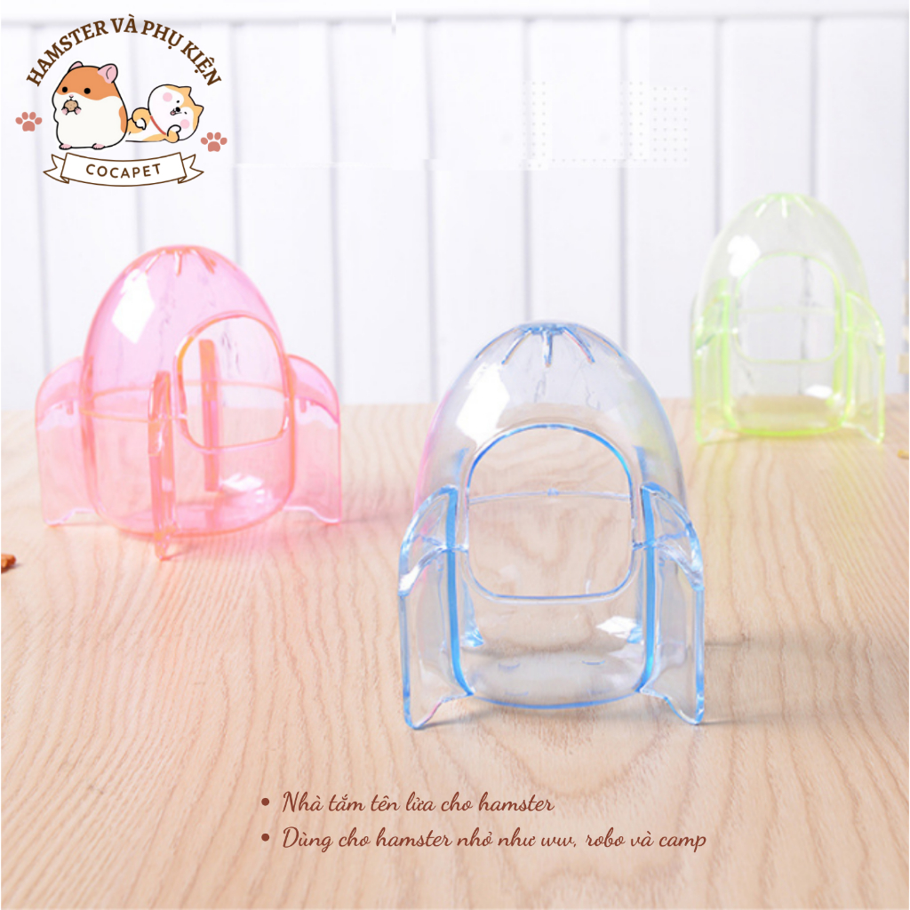 Nhà tắm tên lửa dành cho hamster