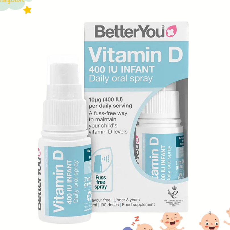 Xịt Dlux Anh cho bé vitamin D3