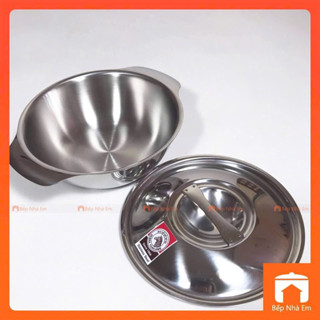 Thố Inox 304 ZEBRA Có Nắp, Quai Cầm Nhiều Kích Thước - Hàng Nhập Khẩu Thái Lan