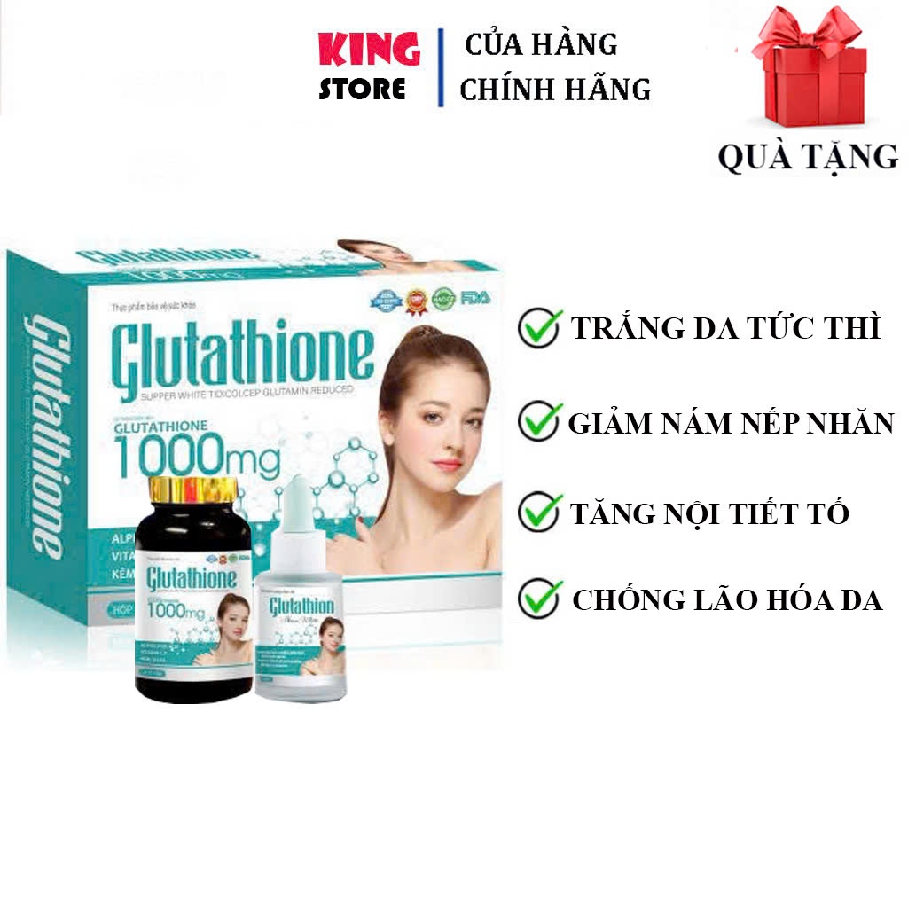 Viên Uống Trắng Da Glutathione 600 Dr Lacir Chính Hãng, Hạn Chế Lão Hoá Da, Nếp Nhăn, Tăng Nội Tiết Tố Nữ