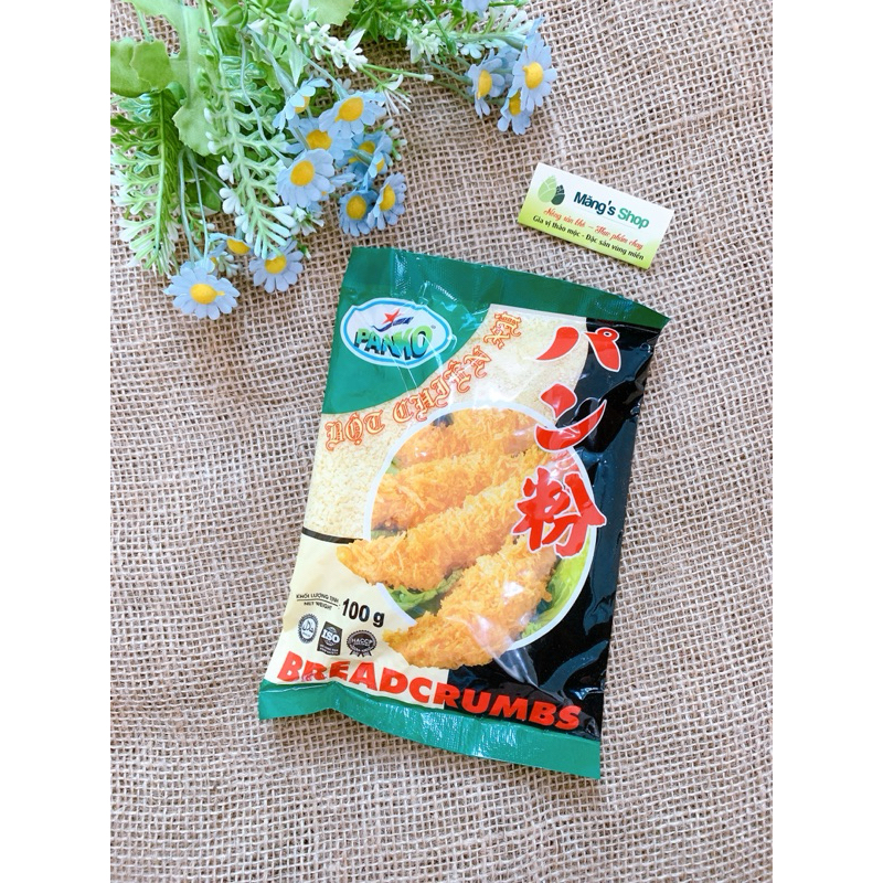 Bột chiên xù Panko vàng gói 100g