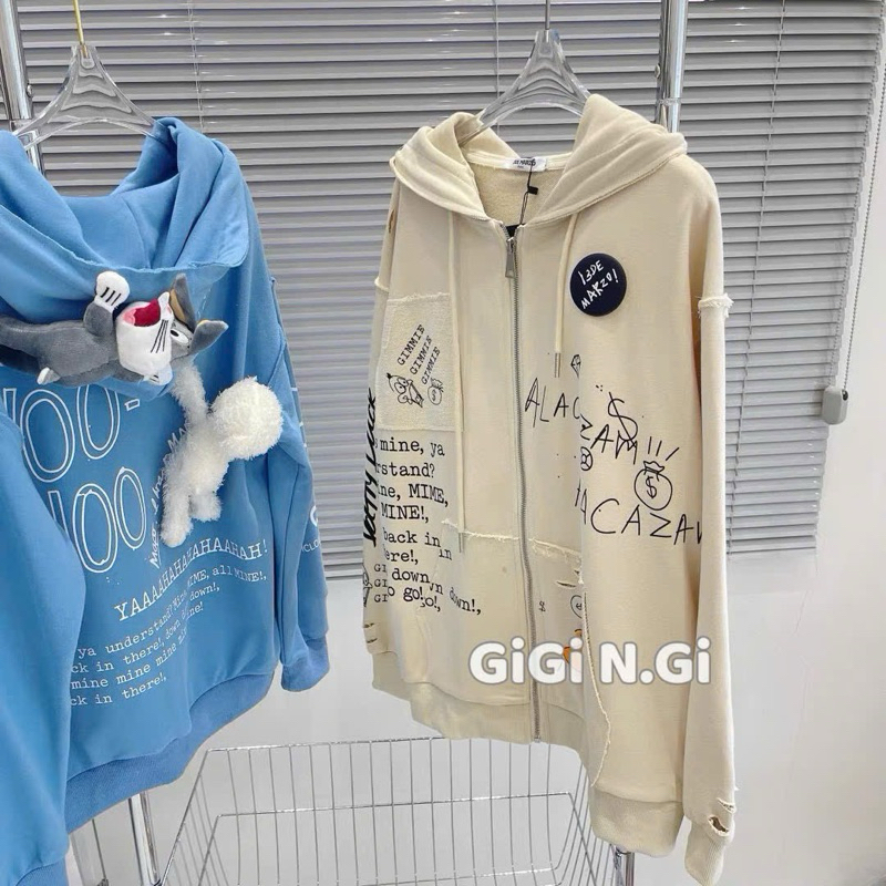 ÁO KHOÁC 13DE MARZO THỎ LOONEY [HÀNG SẴN]