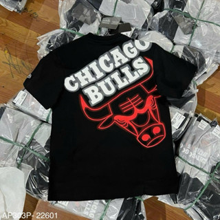 [FREESHIP] Áo Thun Chicago Bulls Đen AT Contton 100%