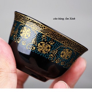 Bộ ấm chén pha trà kiểu cối xay