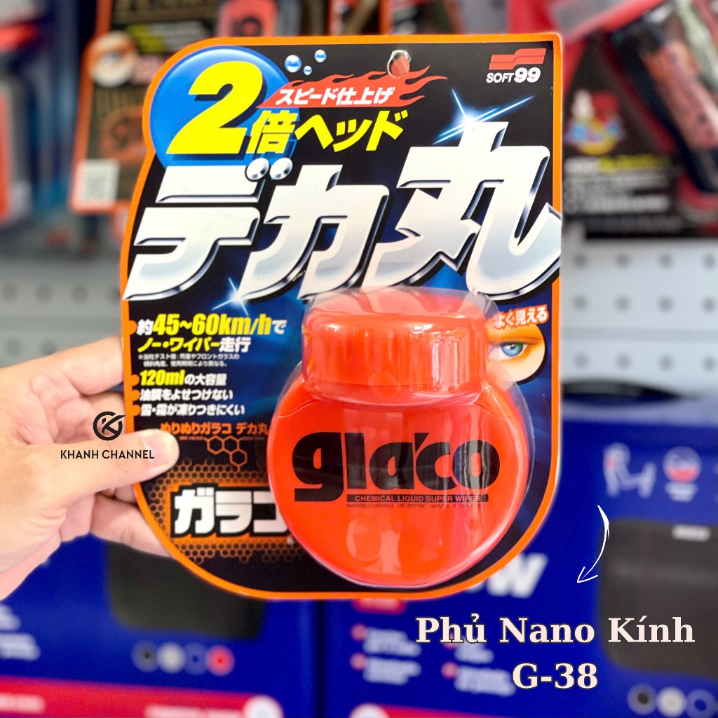 Phủ Nano kính Lái Glaco G-38
