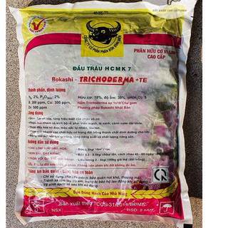 Phân Hữu Cơ Vi Sinh Trichoderma + TE Đầu Trâu HCMK7 1Kg