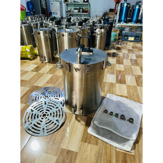 Vỏ lọc thùng không có máy bơm inox 304 cao cấp .Vỏ lọc lắp bơm channing và marine .