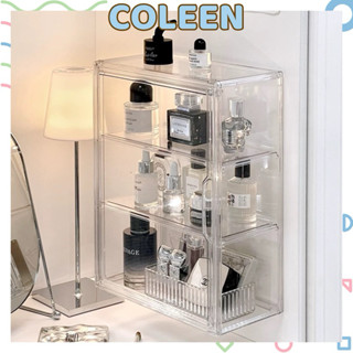 Tủ Trong Suốt Arcrylic Bảo Quản Trưng Bày Nước Hoa Mỹ Phẩm Để Bàn Makeup Trang Điểm COLEEN