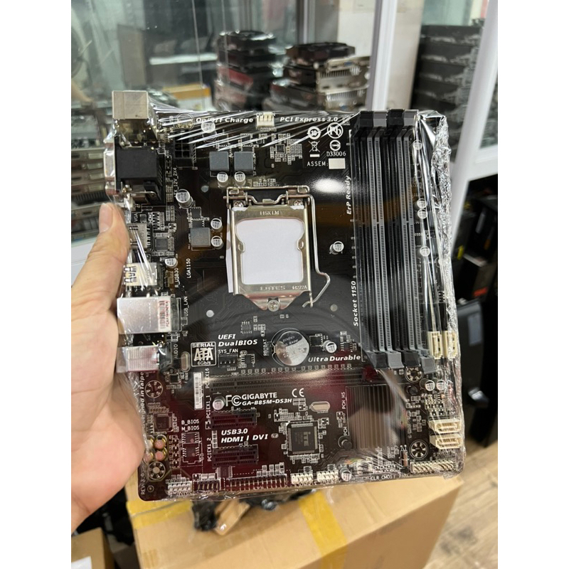 Main  B85 socket 1150 còn giga 4 khe ram đẹp như mới