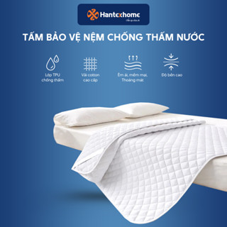 Tấm bảo vệ đệm chống thấm nước HANTEXHOME chống thấm nước, vét bẩn, bảo vệ cho đệm