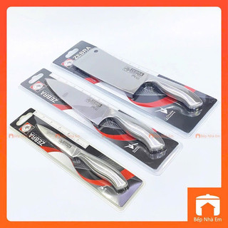 Bộ dao zebra inox nguyên khối pro ii - hàng nhập khẩu thái lan