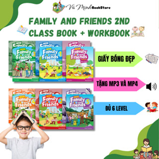 Sách - Family And Friends - phiên bản 2ND (Class Book + WorkBook)