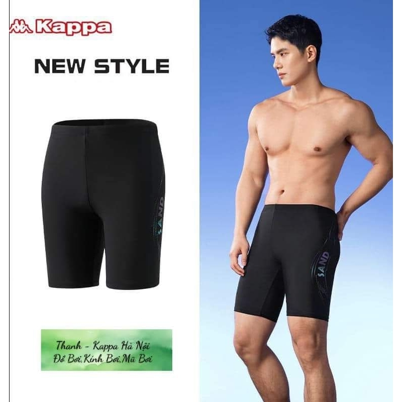 New 2024 Quần bơi nam chuyên nghiệp cao cấp KAPPA dài tới gối chất liệu hạn chế thấm nước nhanh khô 