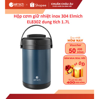  Hộp cơm giữ nhiệt inox 304 Elmich EL8302 dung tích 1.7L 