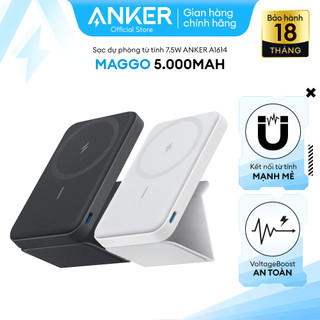 Pin sạc dự phòng từ tính Anker 622 Magnetic MagGo 5000mah 7.5W - 1 cổng Usb C - A1614