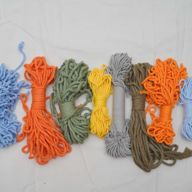 10 mét dây thừng macrame 3mm, 5mm ( Màu Mới )