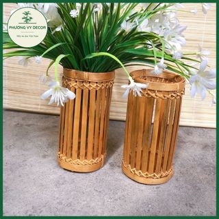Combo 10 ống đũa tre, cắm hoa trang trí Phương Vy Decor