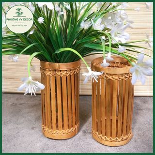 Combo 10 ống đũa tre, cắm hoa trang trí Phương Vy Decor