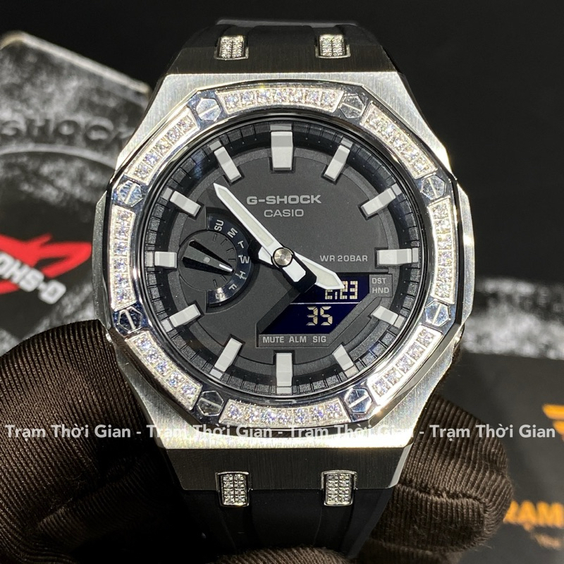 Đồng hồ nam Casio G-shock GA-2100 đính đá CZ