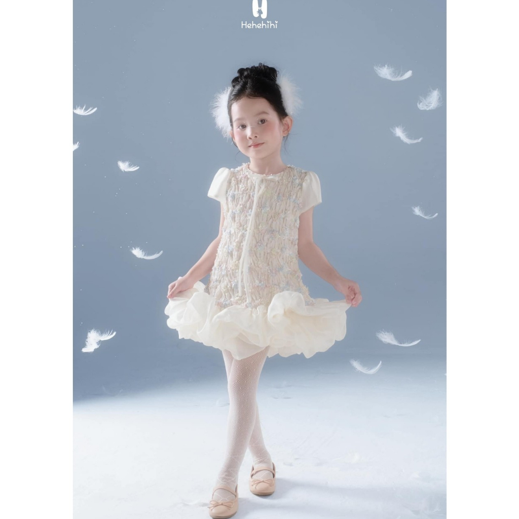 [ HEHEHIHI ]-[ BST BALLERINA ] - Váy công chúa bé gái " Olivia Dress" - V113