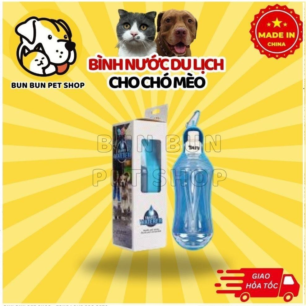 Bình Nước Du Lịch cho chó mèo