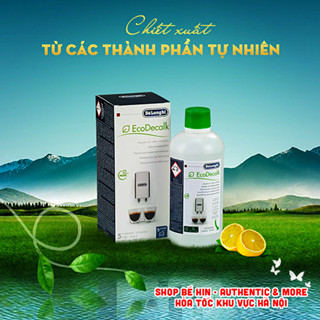 Dung dịch vệ sinh máy pha cafe Delonghi Ecodecalk, 500ml 200ml 100ml, tẩy cặn máy pha cà phê tự động