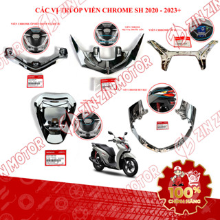  Nhựa Xi SH 2020 - 2023+ Ốp Trang Trí Mặt Nạ Đuôi Sau Viền Đèn Pha SH160i SH 150i 2020 2021 2022 SH 125i 2020 - 2023 