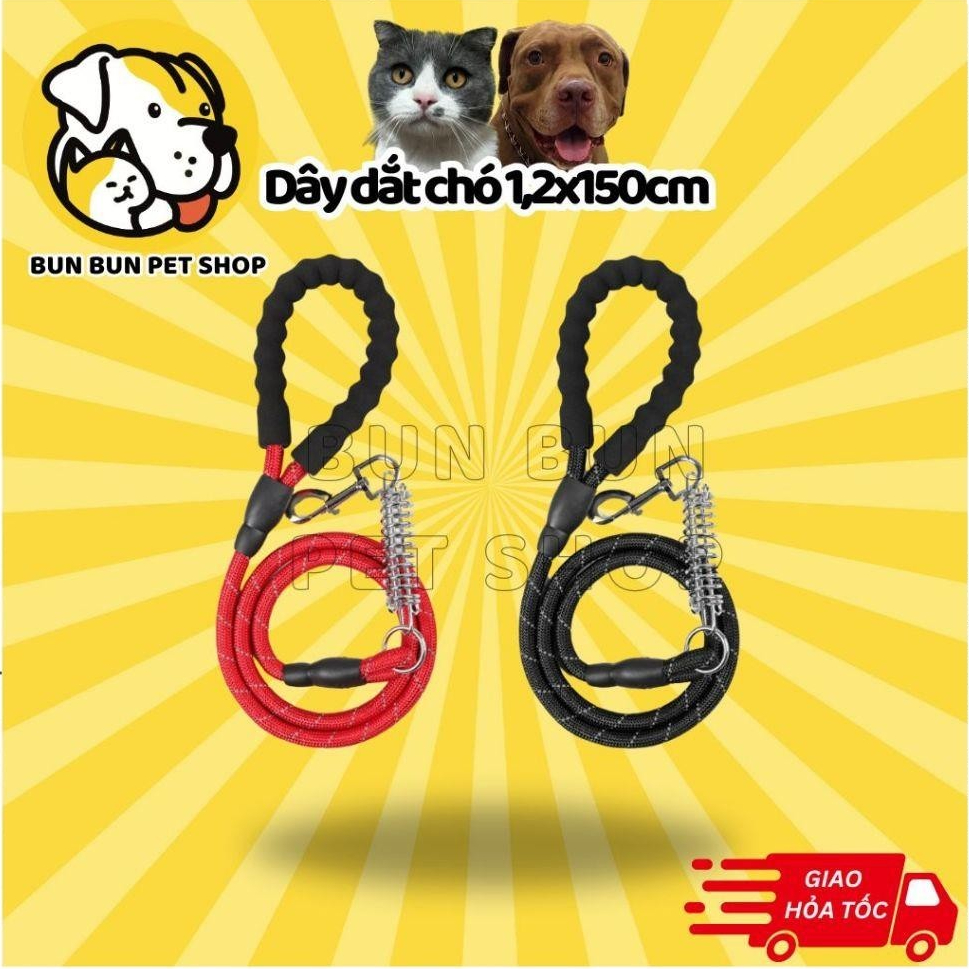 Dây dắt chó 1,2x150cm-Dây dắt chó 1,2x150cm