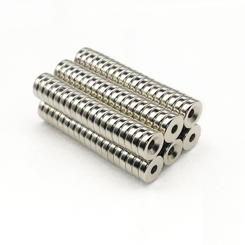 (10 viên) Nam châm viên đất hiếm 10*3 lỗ 4.2mm