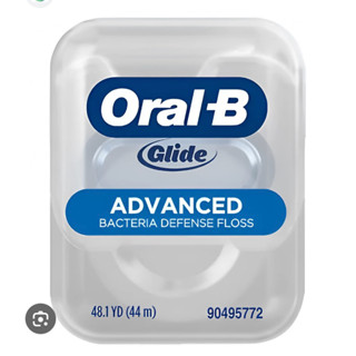 [HÀNG MỸ] Tăm chỉ nha khoa Oral-B Glide Advanced Bacteria Defense Floss hộp 44m