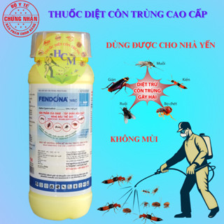 (Chính hãng)FENDONA 10SC 1000ml Thuốc chuyên Diệt Kiến ba Khoang và Côn Trùng gây hại, dùng cho nhà yến - không mùi