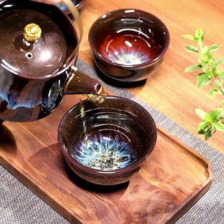 Chén Thiên Mục Lông Thỏ Dùng Thưởng Trà