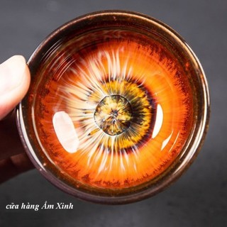 Chén Thiên Mục Lông Thỏ Dùng Thưởng Trà