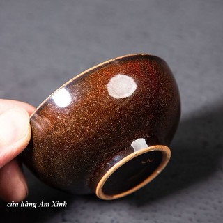 Chén Thiên Mục Lông Thỏ Dùng Thưởng Trà