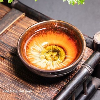 Chén Thiên Mục Lông Thỏ Dùng Thưởng Trà