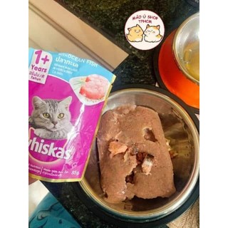 WHISKAS PATE GÓI 85g (MÈO LỚN-MÈO CON)