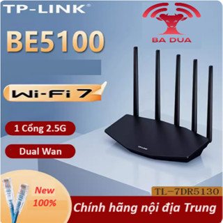 Bộ Phát Wifi Mesh Wifi 7 Dual Wan  2.5G Gigabit Tplink TP-Link 7DR5130 BE5100