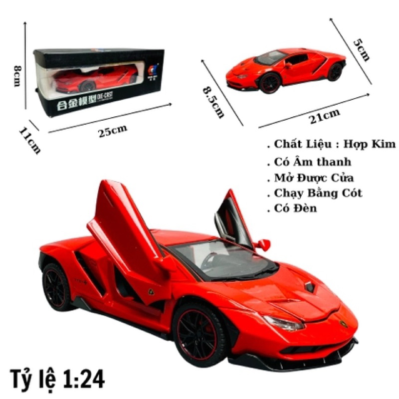 Mô Hình xe lambogini Aventador