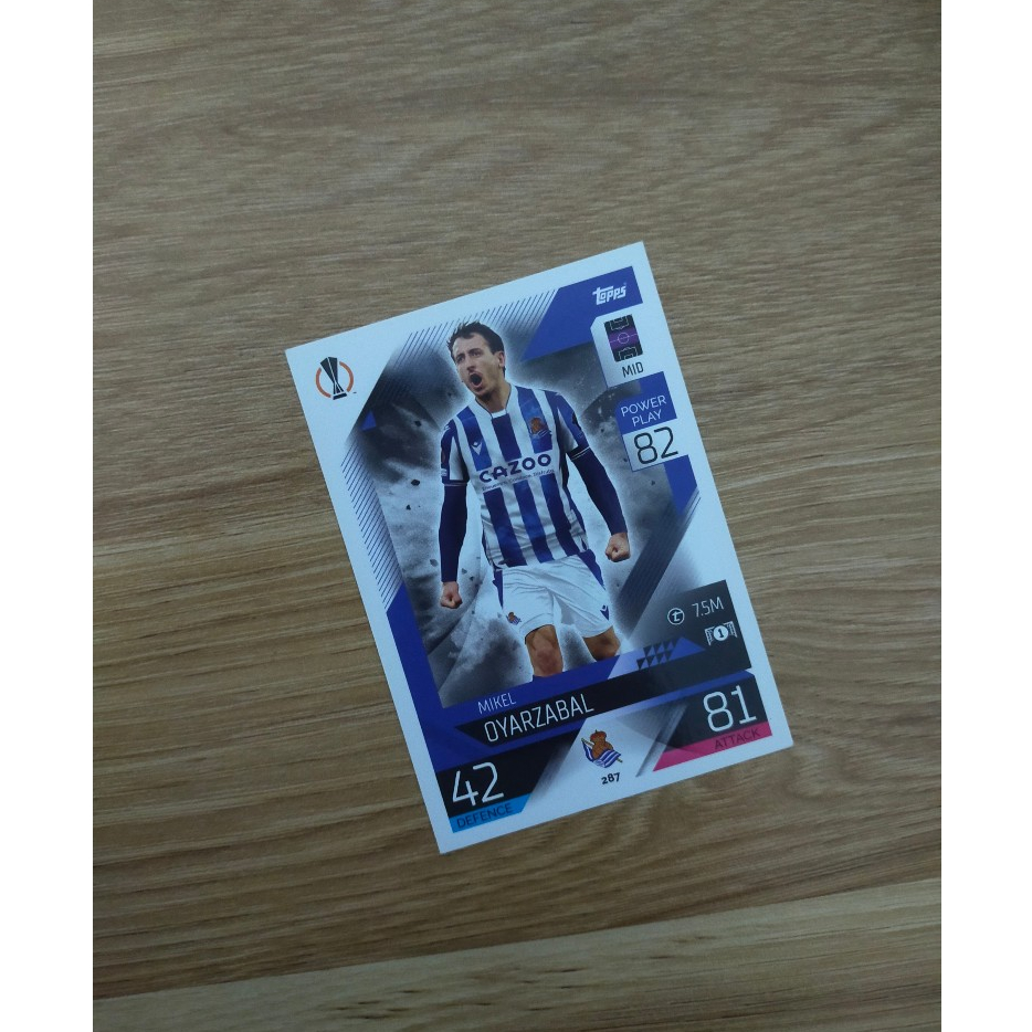 Thẻ Bóng Đá Topps Match Attax 22/23 Mikel Oyarzabal - Real Sociedad