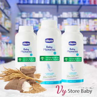 Phấn rôm chicco chiết xuất cám gạo cho bé 0m+ 150g