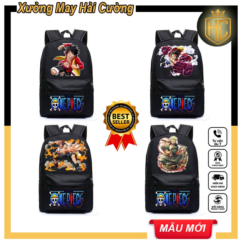 Balo one piece , cặp one piece luffy - balo học sinh tiểu học cấp 1 | HC STORE