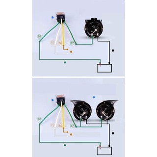 Rờ le còi xe 4 chân 12v
