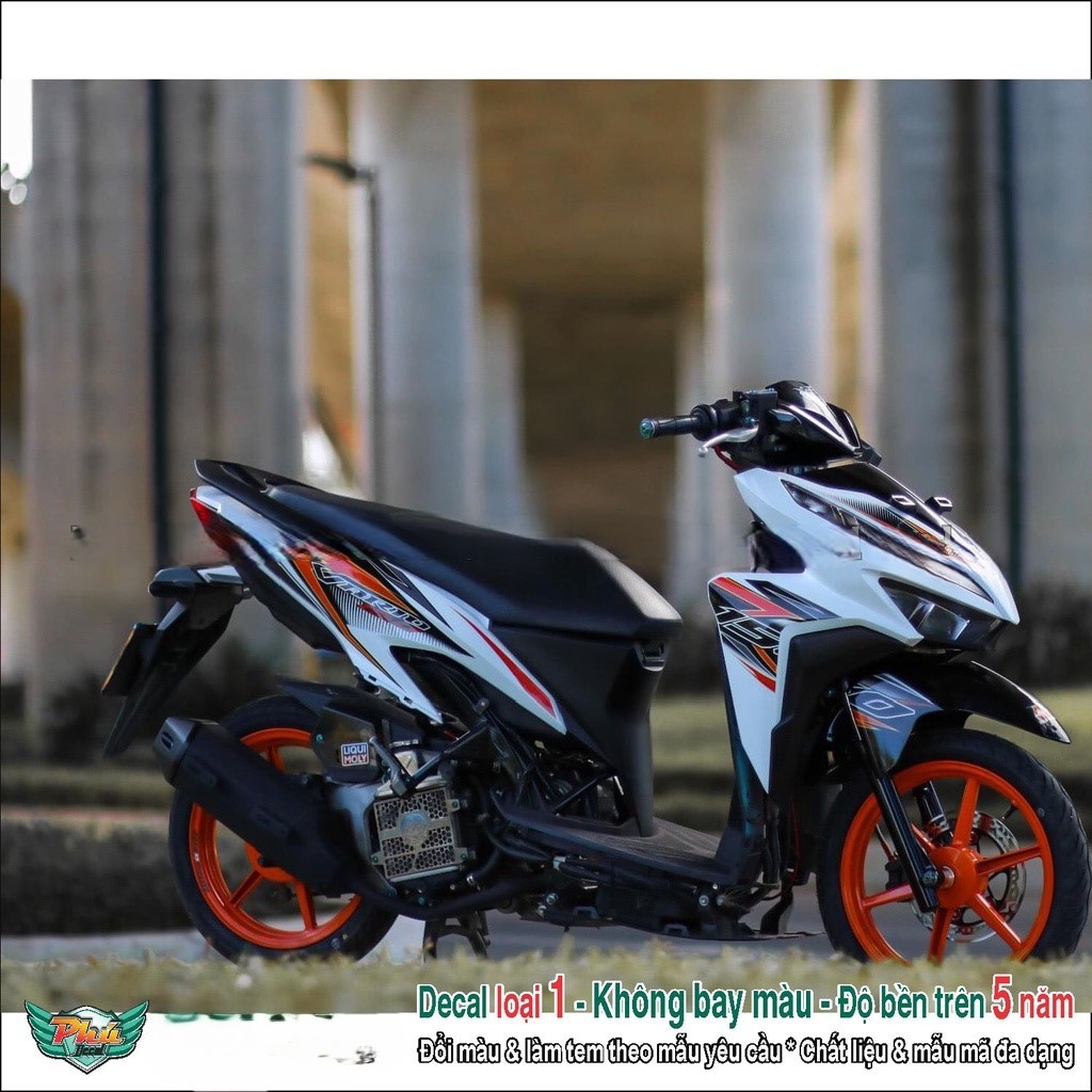 Tem rời vario trắng cam (1)