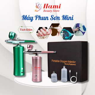 Máy phun sơn nail ombre tích điện, phun sương, phun tích chất, phun oxi cầm tay kèm bình phun